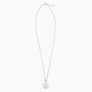 Sanctuary Project Women’s Serenity Necklace. Gold Chain w Rose Quartz Stone. NWT